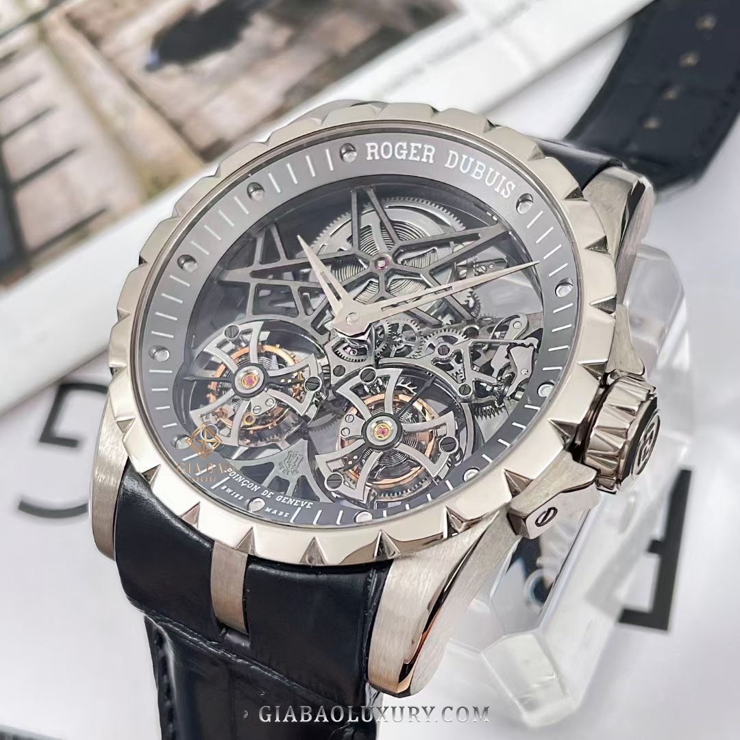 Đồng Hồ Roger Dubuis Skeleton Double Flying Tourbillon RDDBEX0396