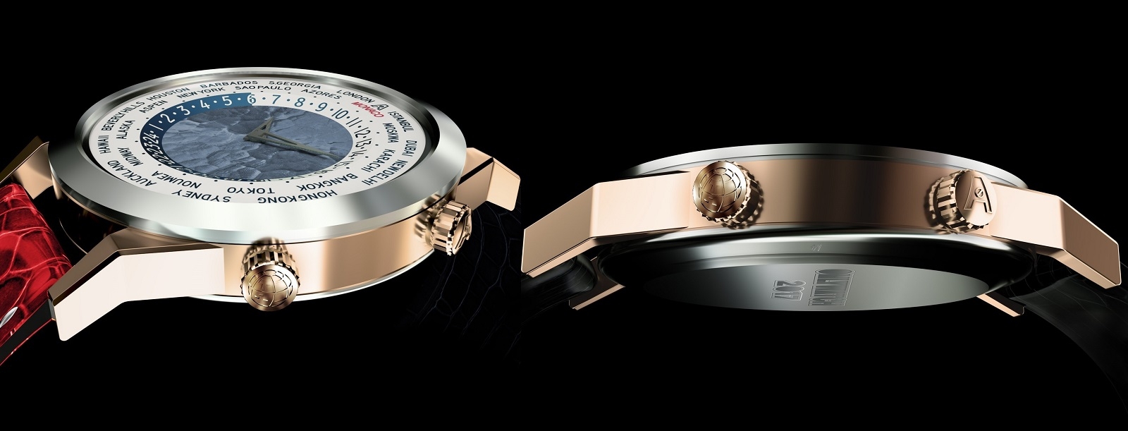 Một bản render 3D của chiếc đồng hồ Andersen Tempus Terrae World Time được tạo ra cho sự kiện Only Watch 2017