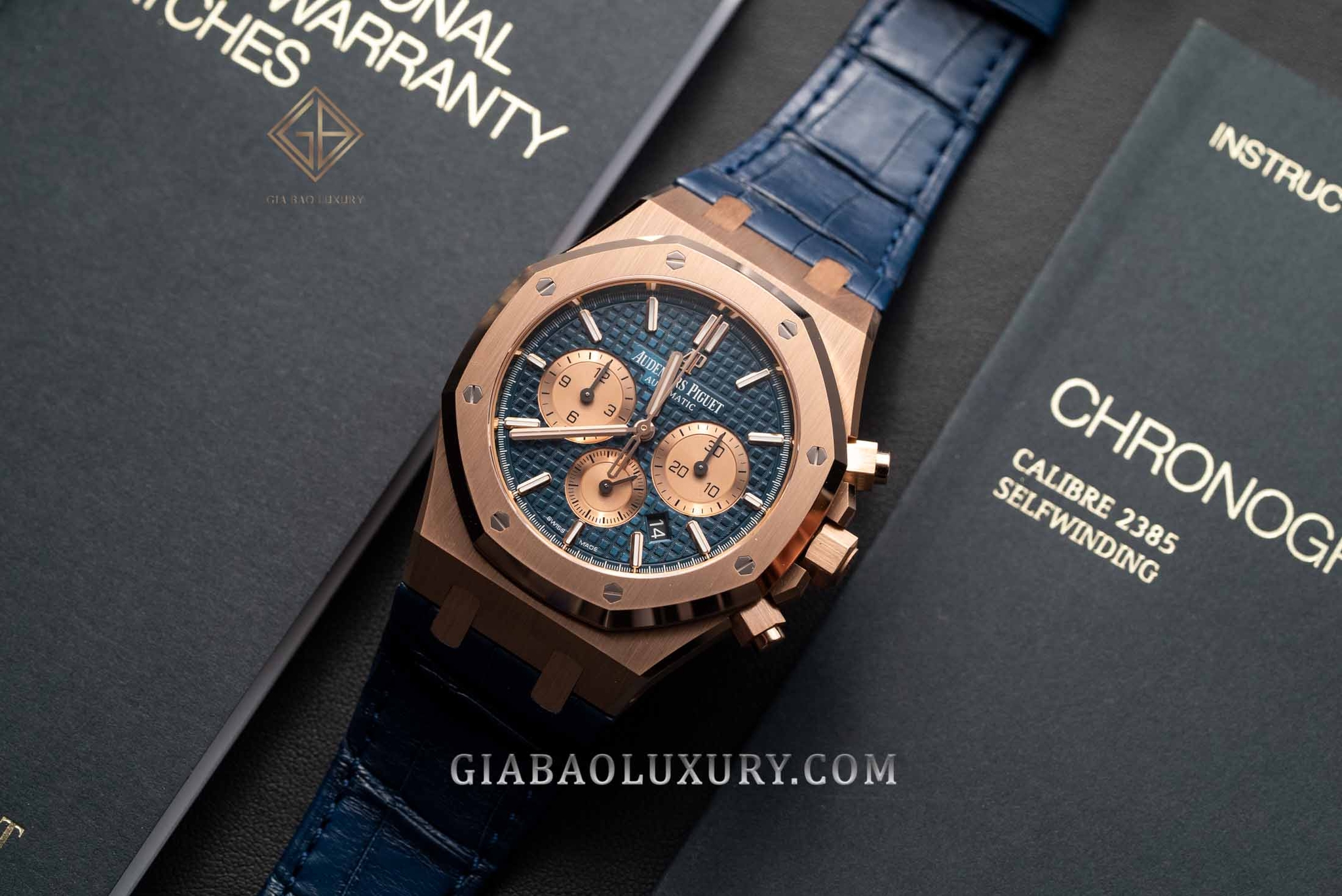 Audemars Piguet Royal Oak Chronograph 41mm 26331OR.OO.D315CR.01 Dây Da Cá Sấu