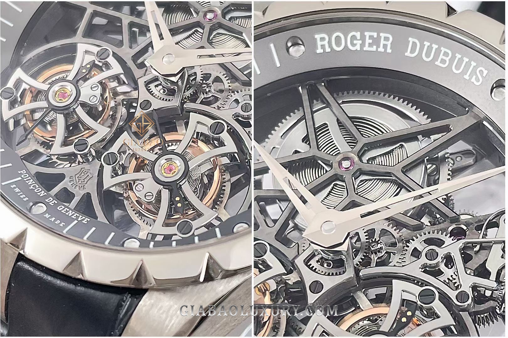 Đồng Hồ Roger Dubuis Skeleton Double Flying Tourbillon RDDBEX0396