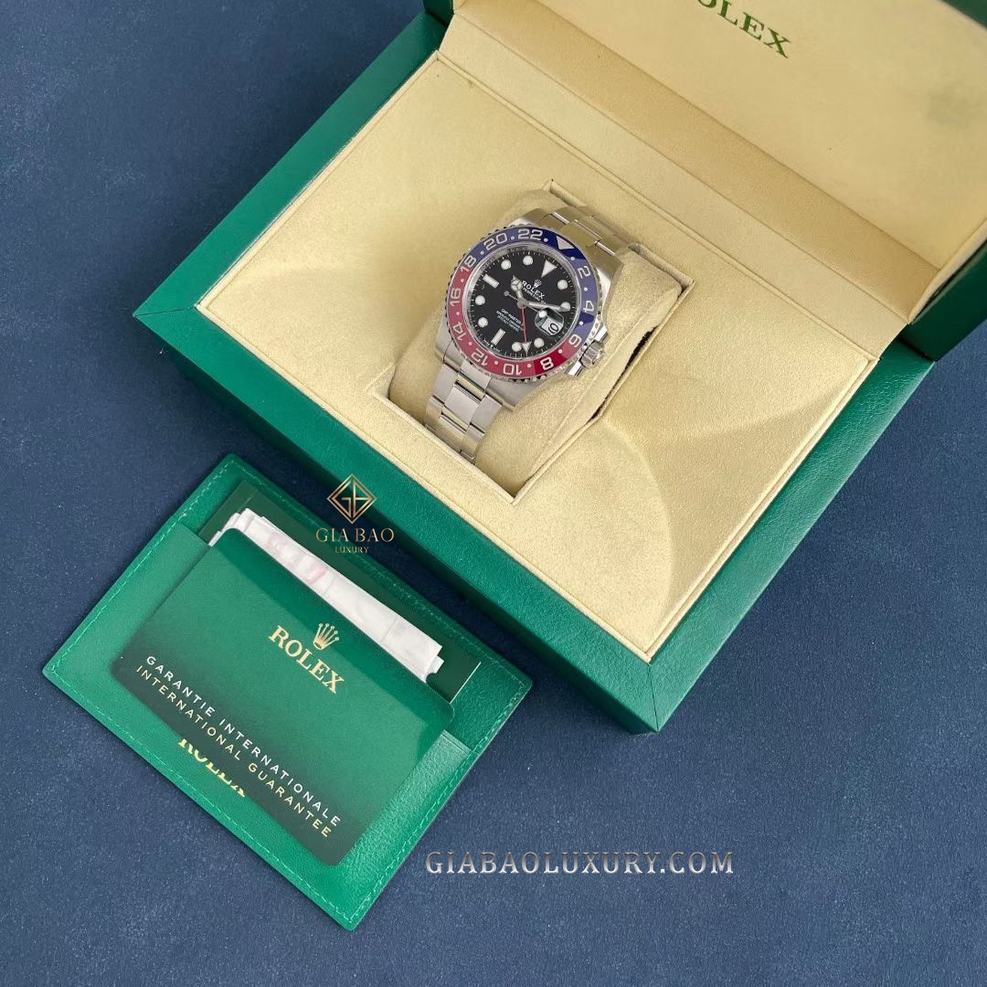 Đồng Hồ Rolex GMT-Master II 126710BLRO Dây Đeo Oyster