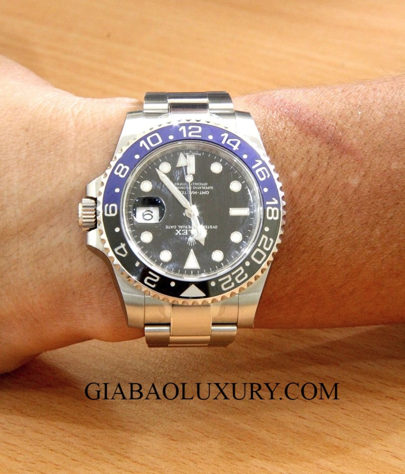 đồng hồ Rolex Batman GMT Master II 116710 BLNR