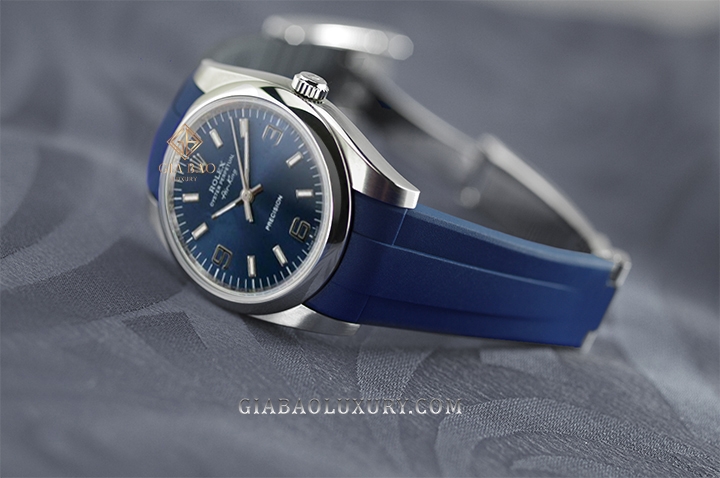 Dây cao su Rubber B dành cho đồng hồ Rolex Air-King 34mm - Classic Series