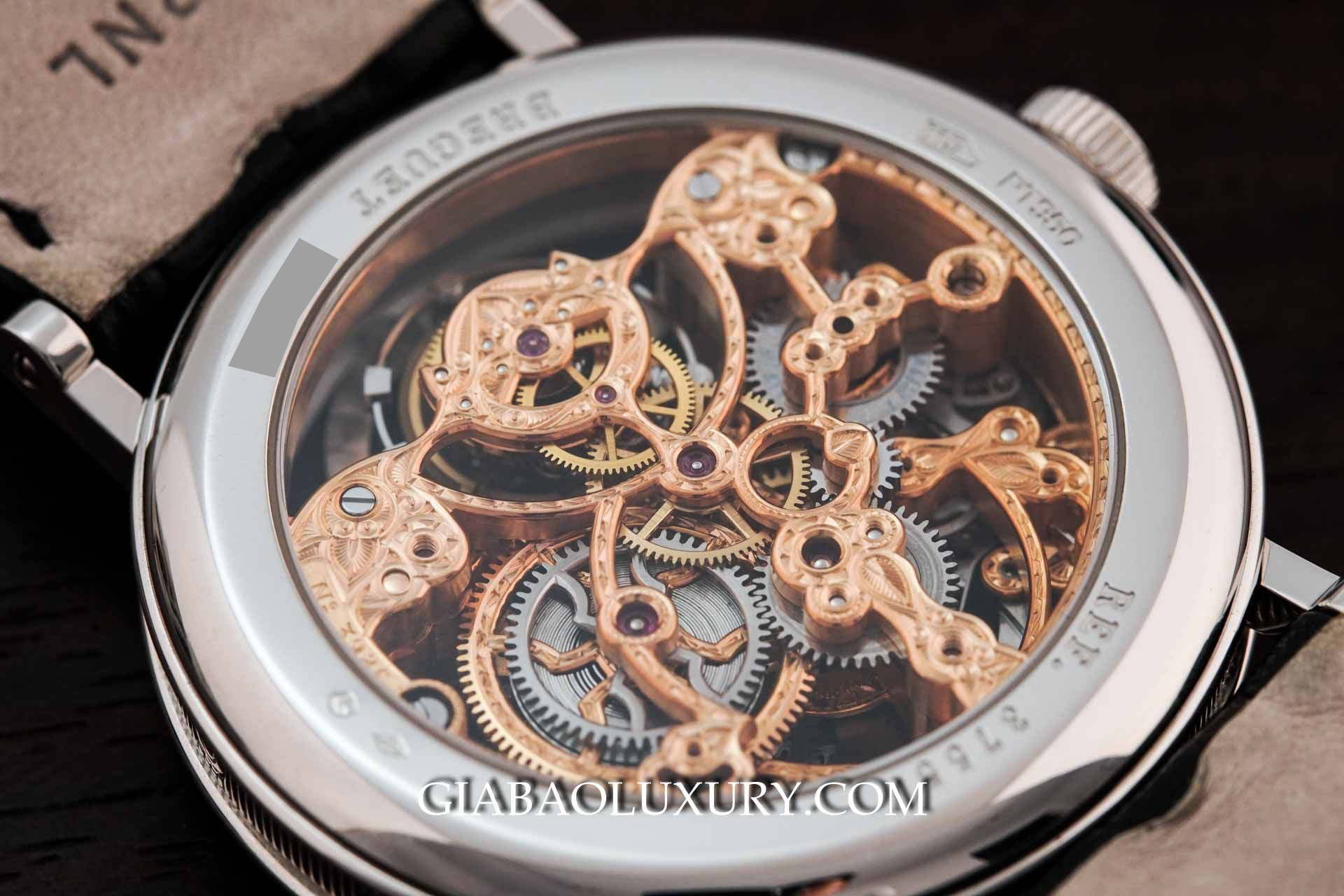 đồng hồ Breguet Tourbillon Skeleton 3755