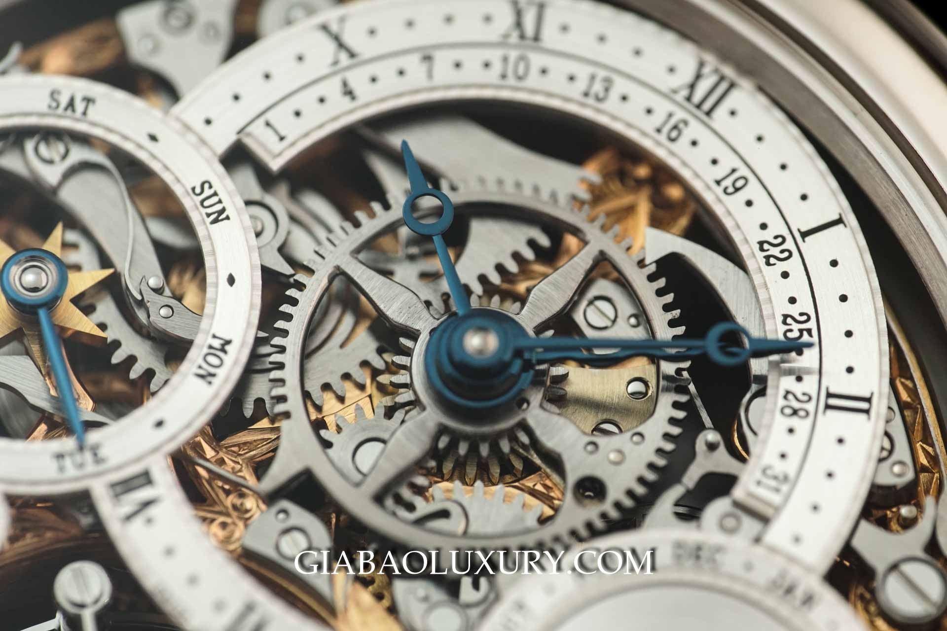 Đồng Hồ Breguet Tourbillon Skeleton 3755PR1E9V6