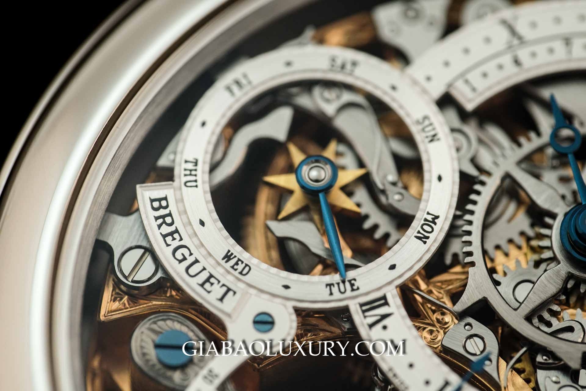 Đồng Hồ Breguet Tourbillon Skeleton 3755PR1E9V6