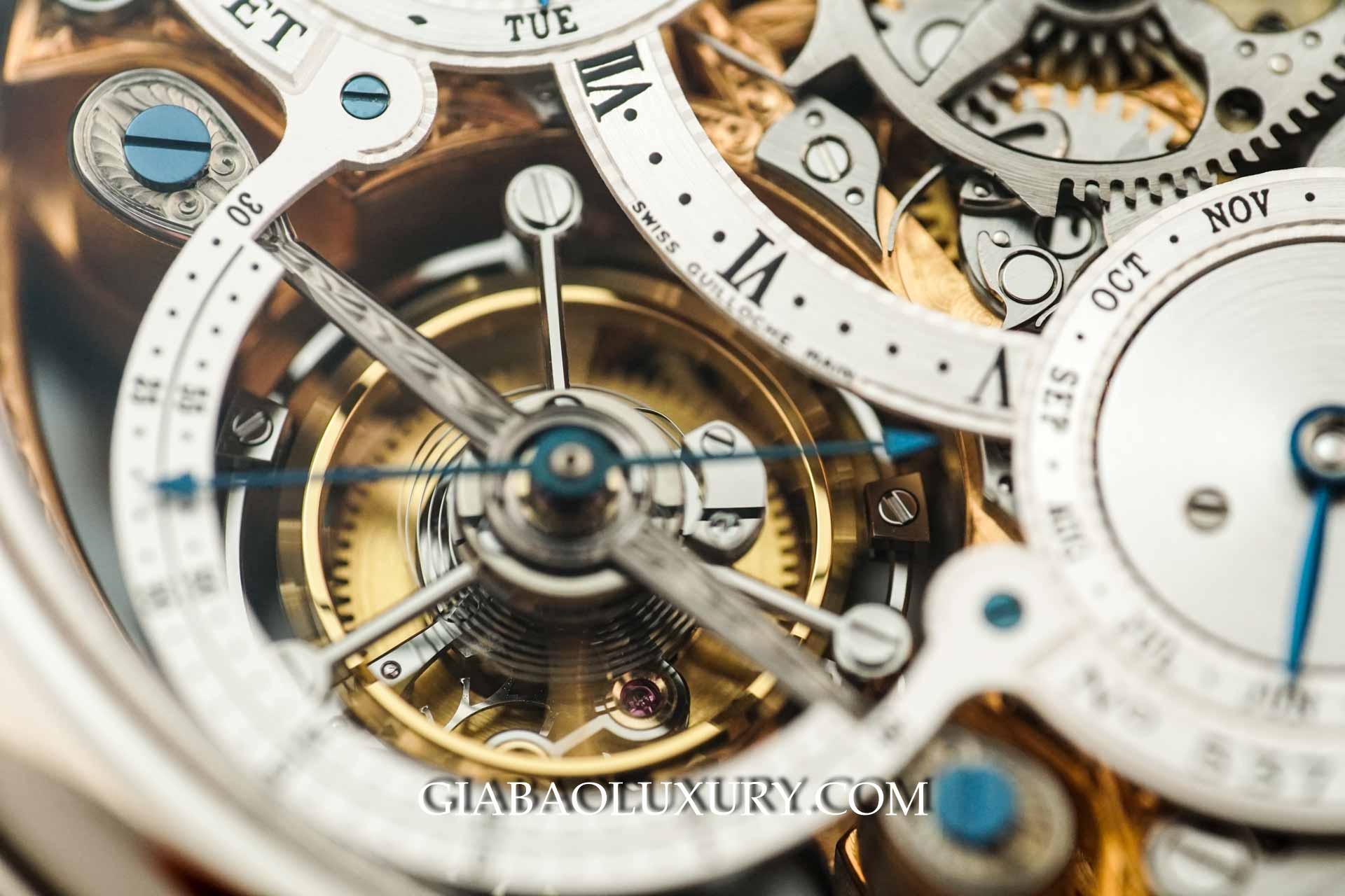 Đồng Hồ Breguet Tourbillon Skeleton 3755PR1E9V6