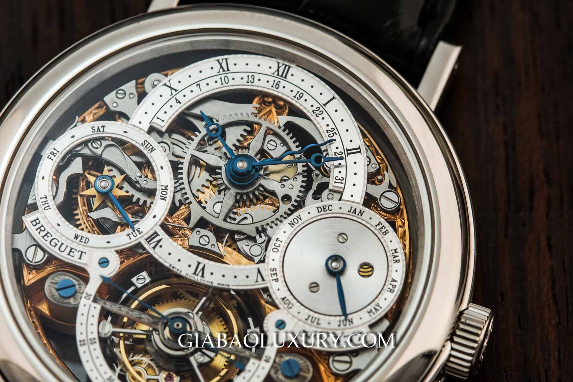 Đồng Hồ Breguet Tourbillon Skeleton 3755PR1E9V6