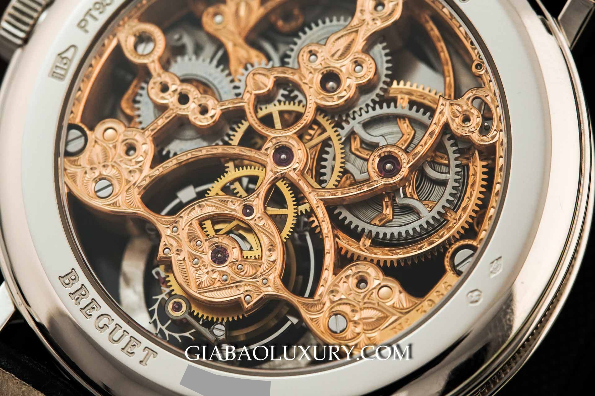 đồng hồ Breguet Tourbillon Skeleton 3755