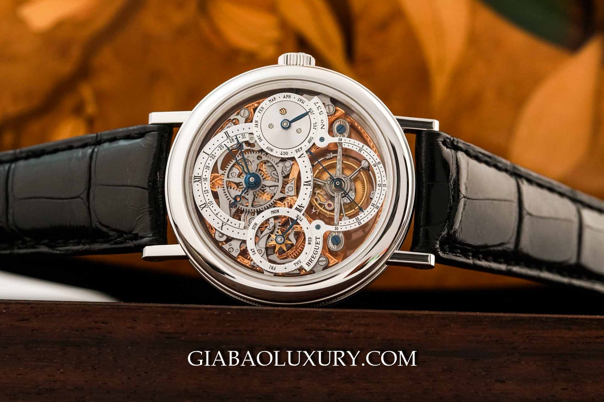 Đồng Hồ Breguet Tourbillon Skeleton 3755PR1E9V6