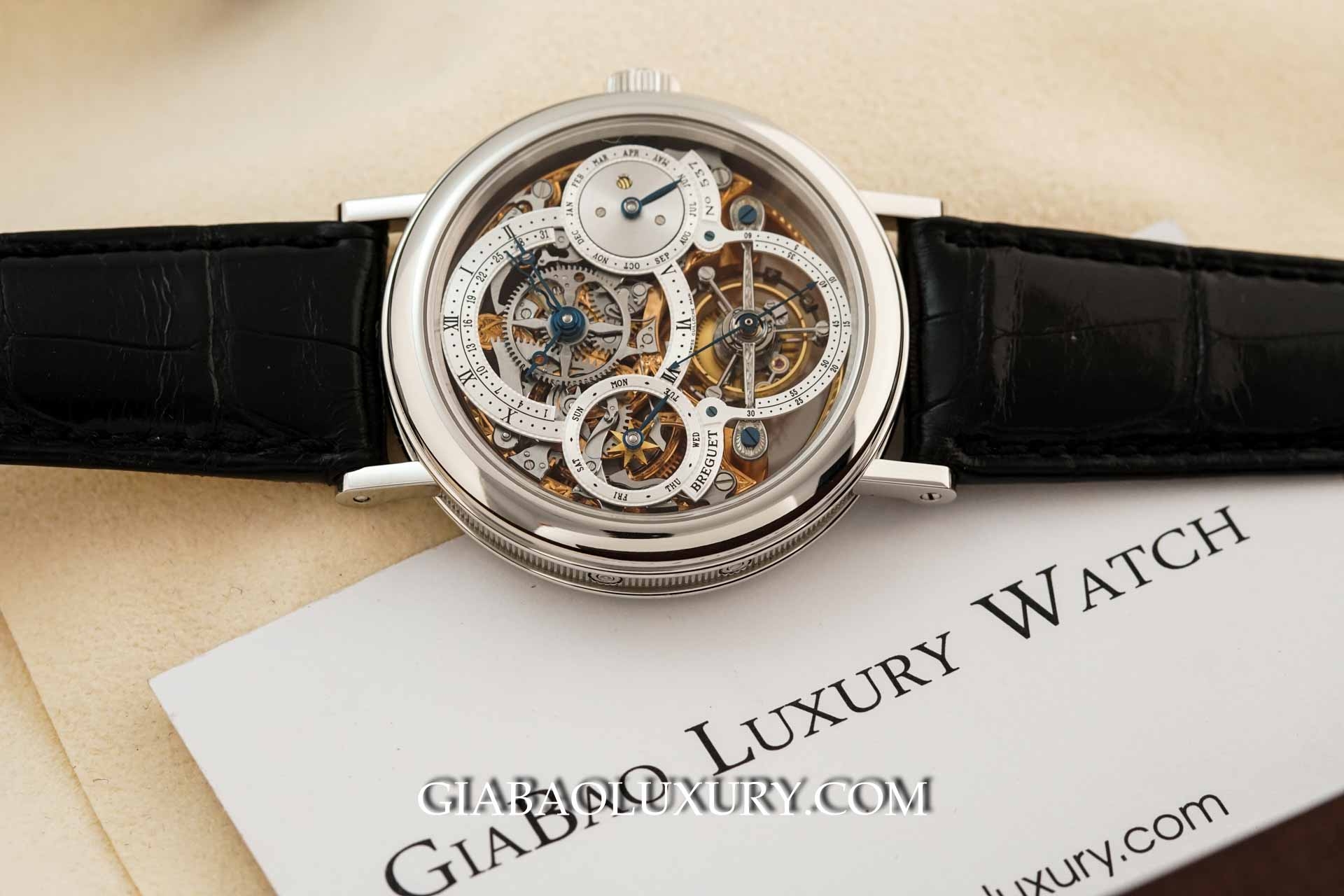 Đồng Hồ Breguet Tourbillon Skeleton 3755PR1E9V6