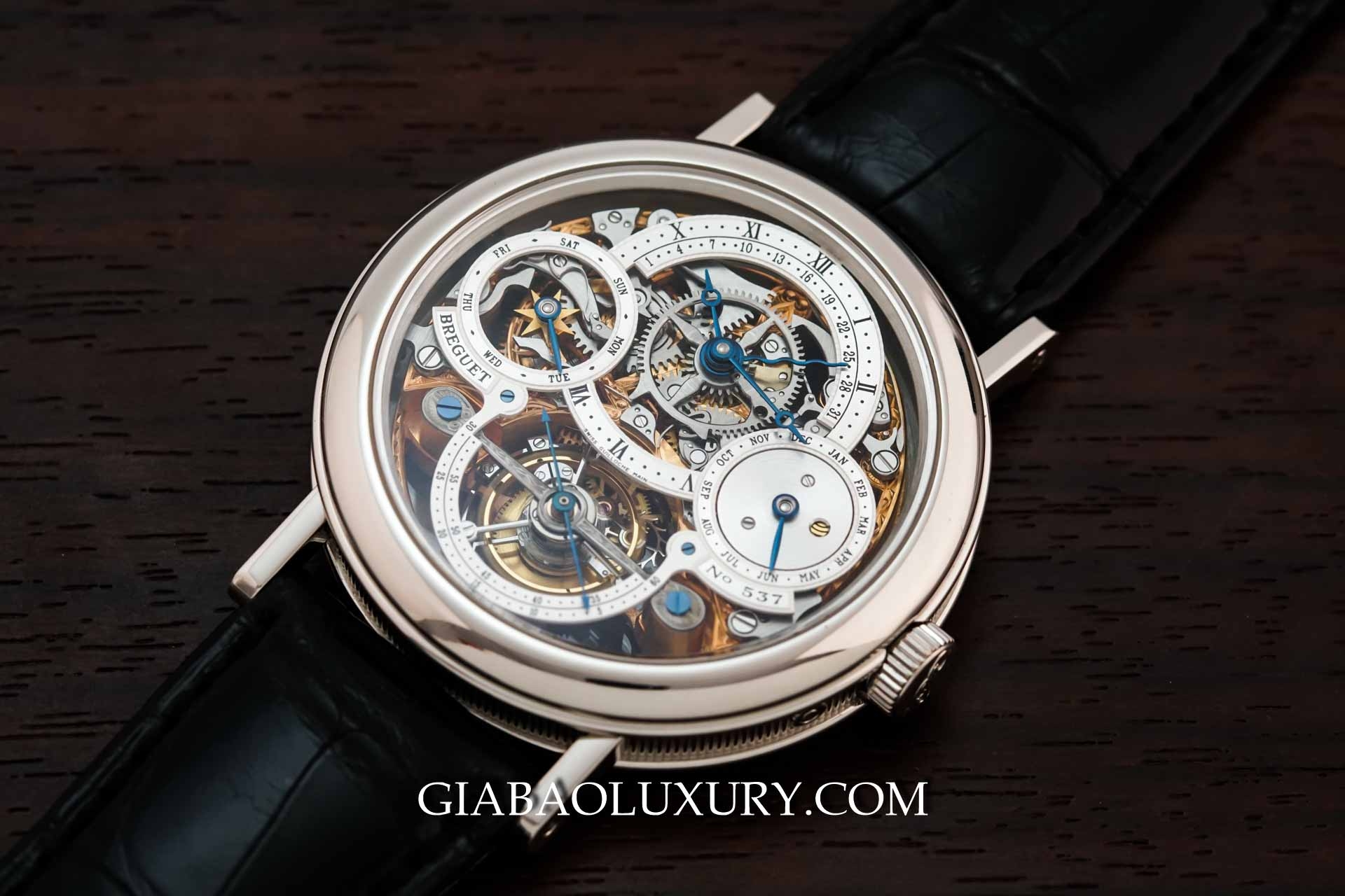 Đồng Hồ Breguet Tourbillon Skeleton 3755PR1E9V6