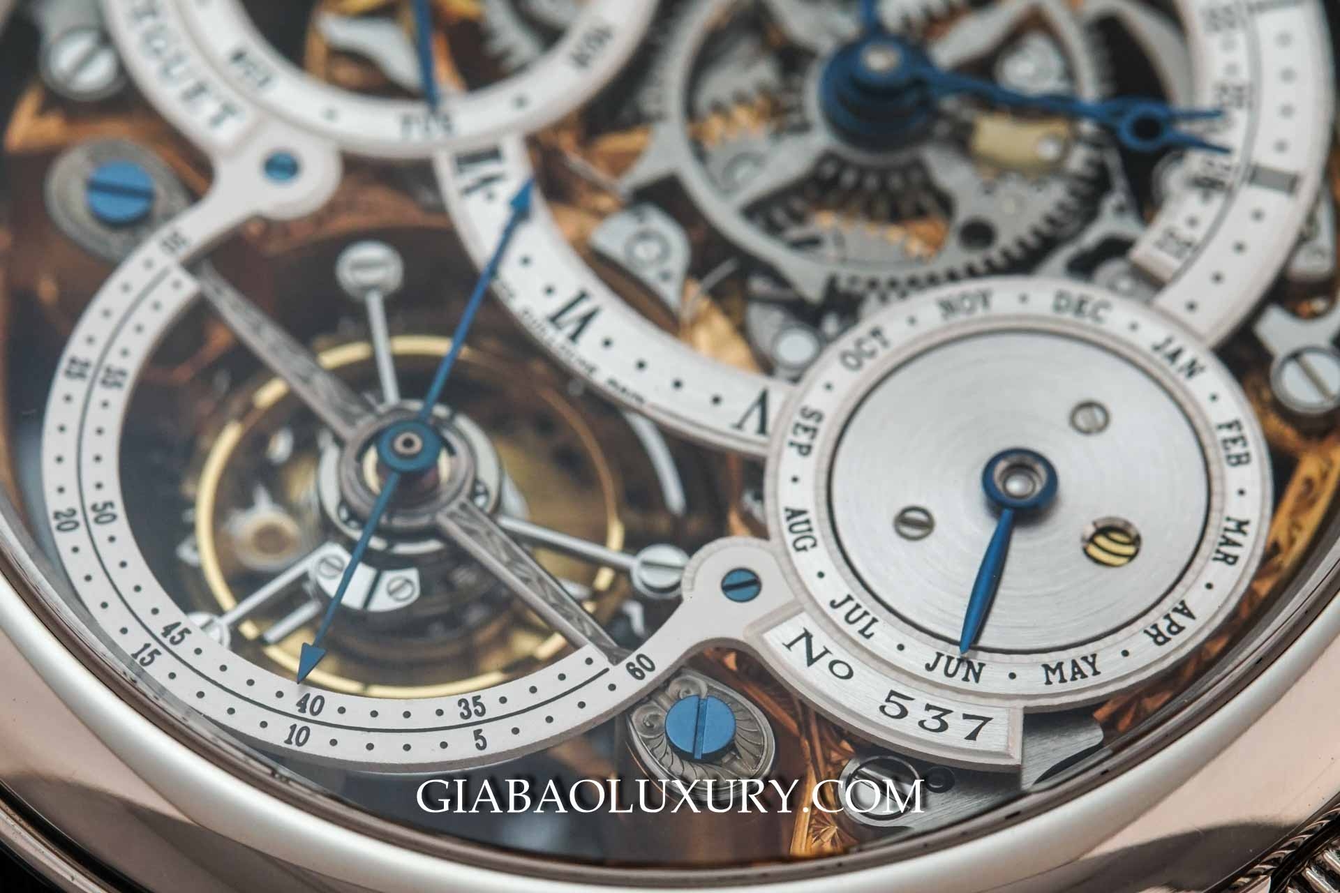 Đồng Hồ Breguet Tourbillon Skeleton 3755PR1E9V6