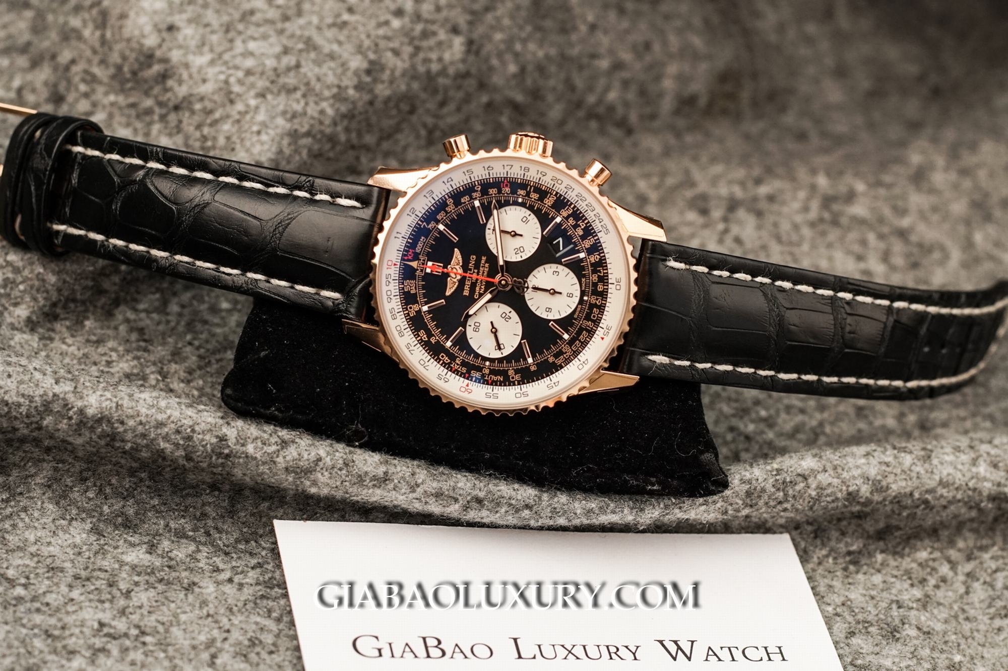 Đồng Hồ Breitling Montbrillant 01 Mặt Đen