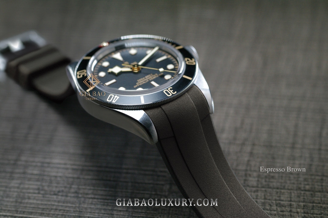 Dây cao su Rubber B dành cho đồng hồ Tudor Black Bay 58 - Tang Buckle Series