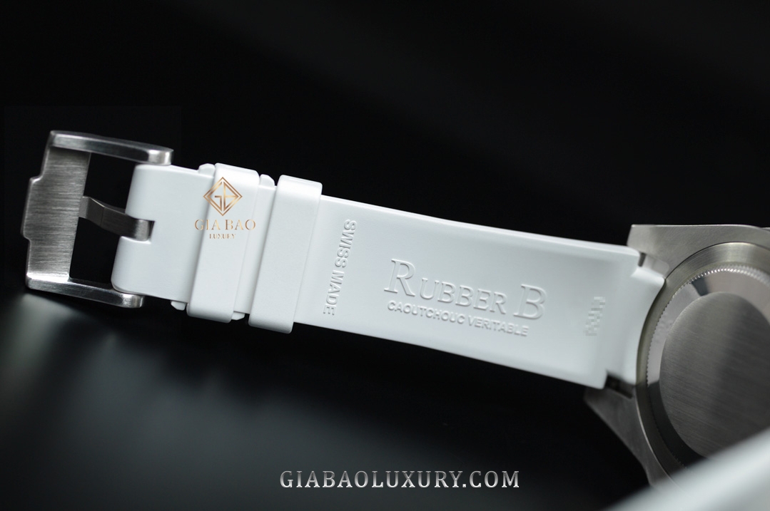 Dây cao su Rubber B dành cho đồng hồ Rolex Daytona phiên bản dây kim loại Oyster vành Ceramic - Tang Buckle Series