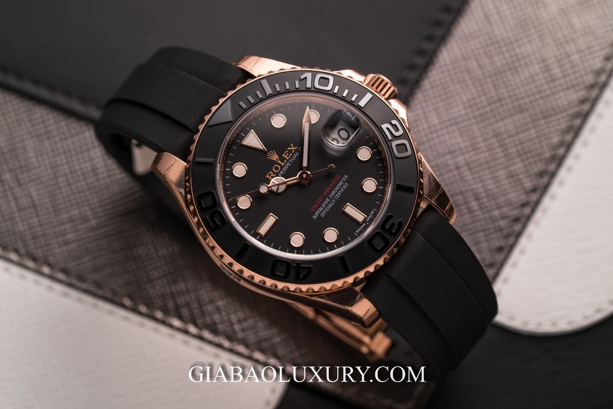 Đồng Hồ Rolex Yacht-Master 268655 Mặt Số Đen