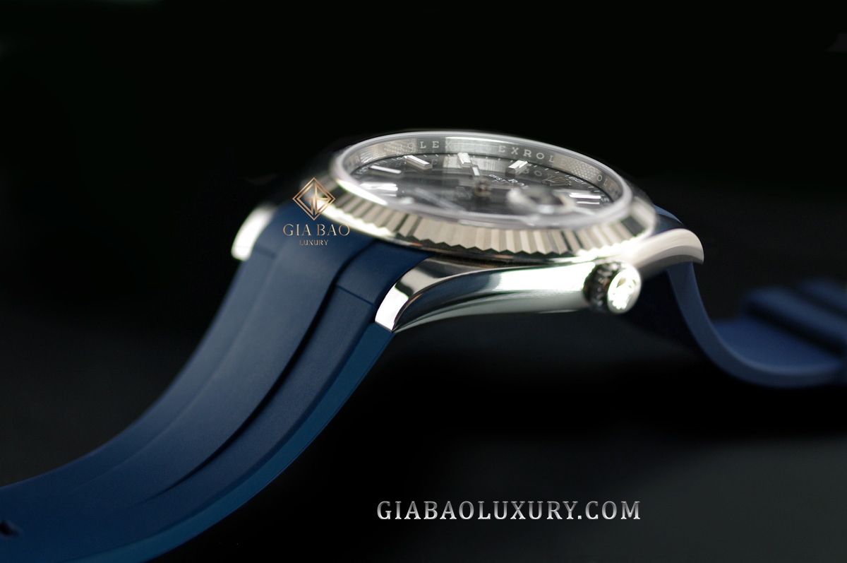 Dây cao su Rubber B dành cho đồng hồ Rolex Day-Date 40mm (mẫu 2015 - nay) - Tang Buckle Series