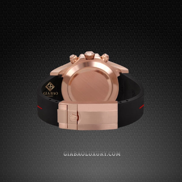 Dây cao su Rubber B cho đồng hồ Rolex Daytona phiên bản dây da vỏ vàng hồng - Classic Series VulChromatic® Hi-Rise
