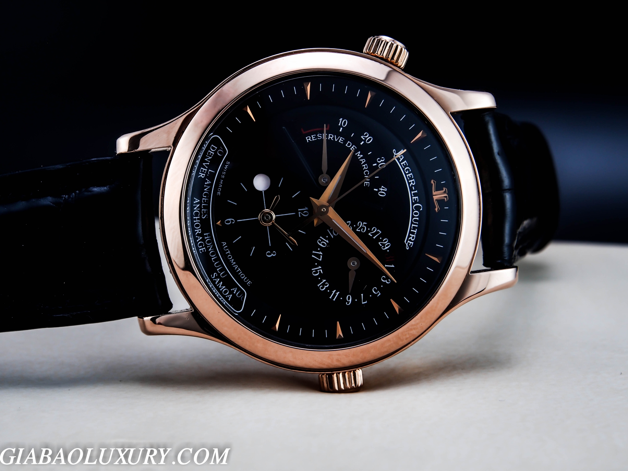 REVIEW ĐỒNG HỒ JAEGER - LECOULTRE MASTER CONTROL 1000 HOUR GEOGRAPHIC  18K  ROSE GOLD BỞI GIA BẢO LUXURY WATCH