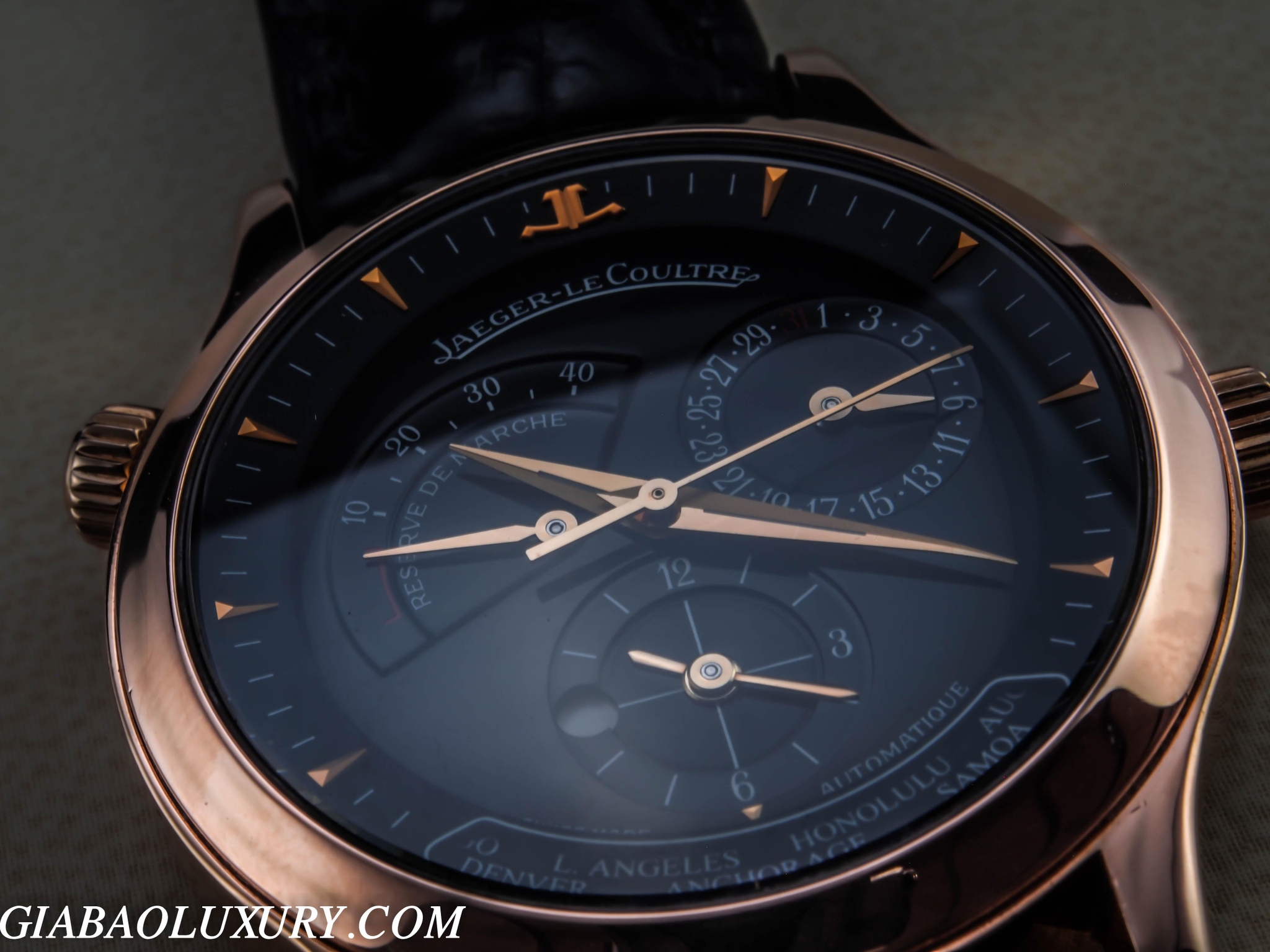 REVIEW ĐỒNG HỒ JAEGER - LECOULTRE MASTER CONTROL 1000 HOUR GEOGRAPHIC  18K  ROSE GOLD BỞI GIA BẢO LUXURY WATCH