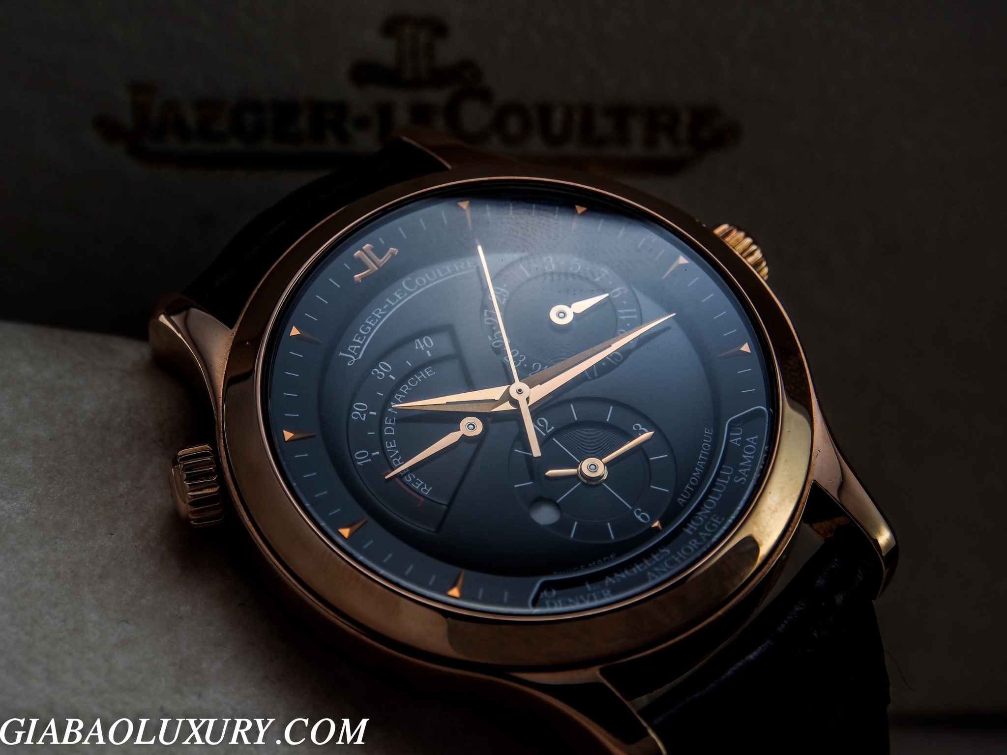 REVIEW ĐỒNG HỒ JAEGER - LECOULTRE MASTER CONTROL 1000 HOUR GEOGRAPHIC  18K  ROSE GOLD BỞI GIA BẢO LUXURY WATCH