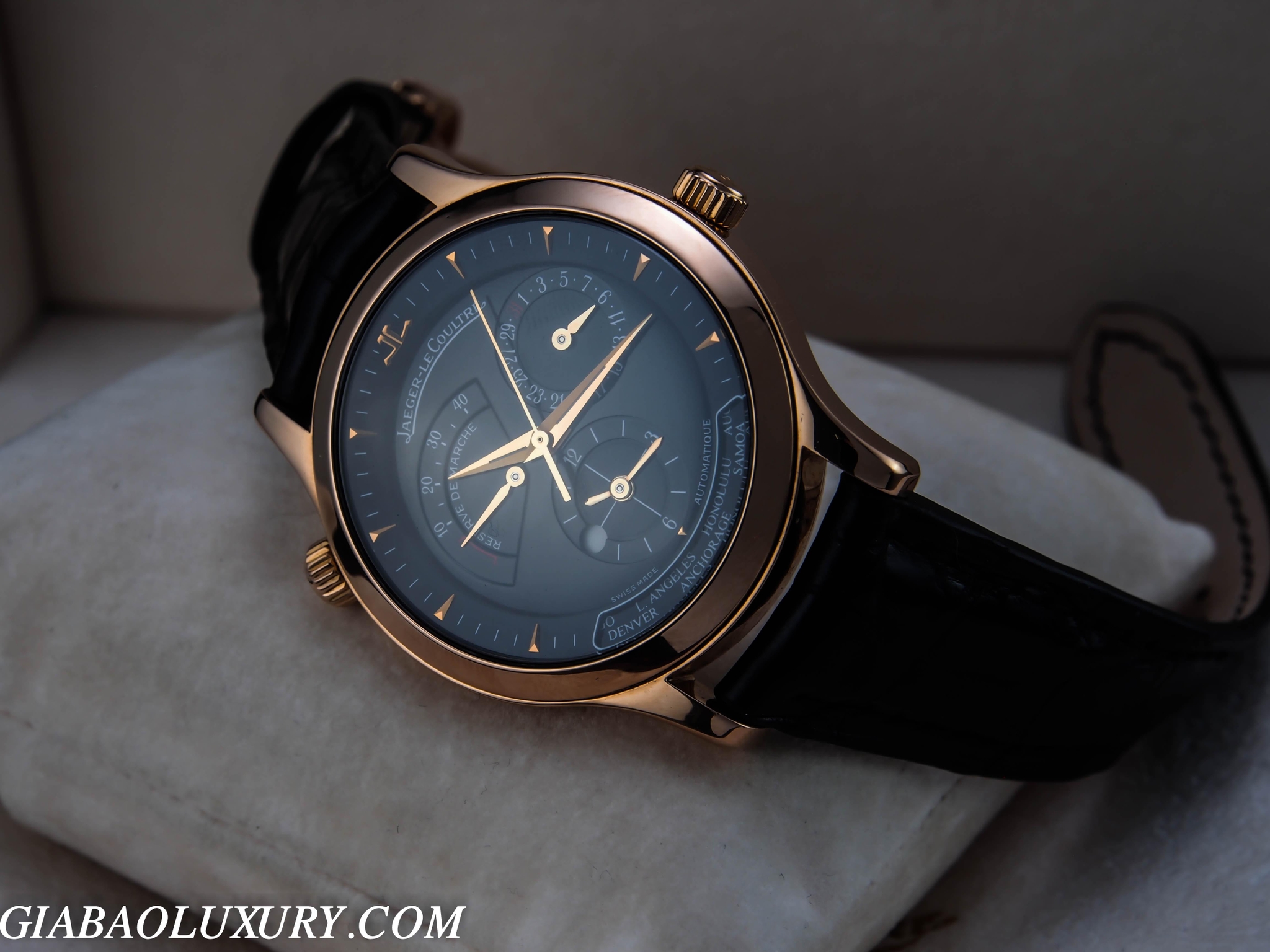 REVIEW ĐỒNG HỒ JAEGER - LECOULTRE MASTER CONTROL 1000 HOUR GEOGRAPHIC  18K  ROSE GOLD BỞI GIA BẢO LUXURY WATCH