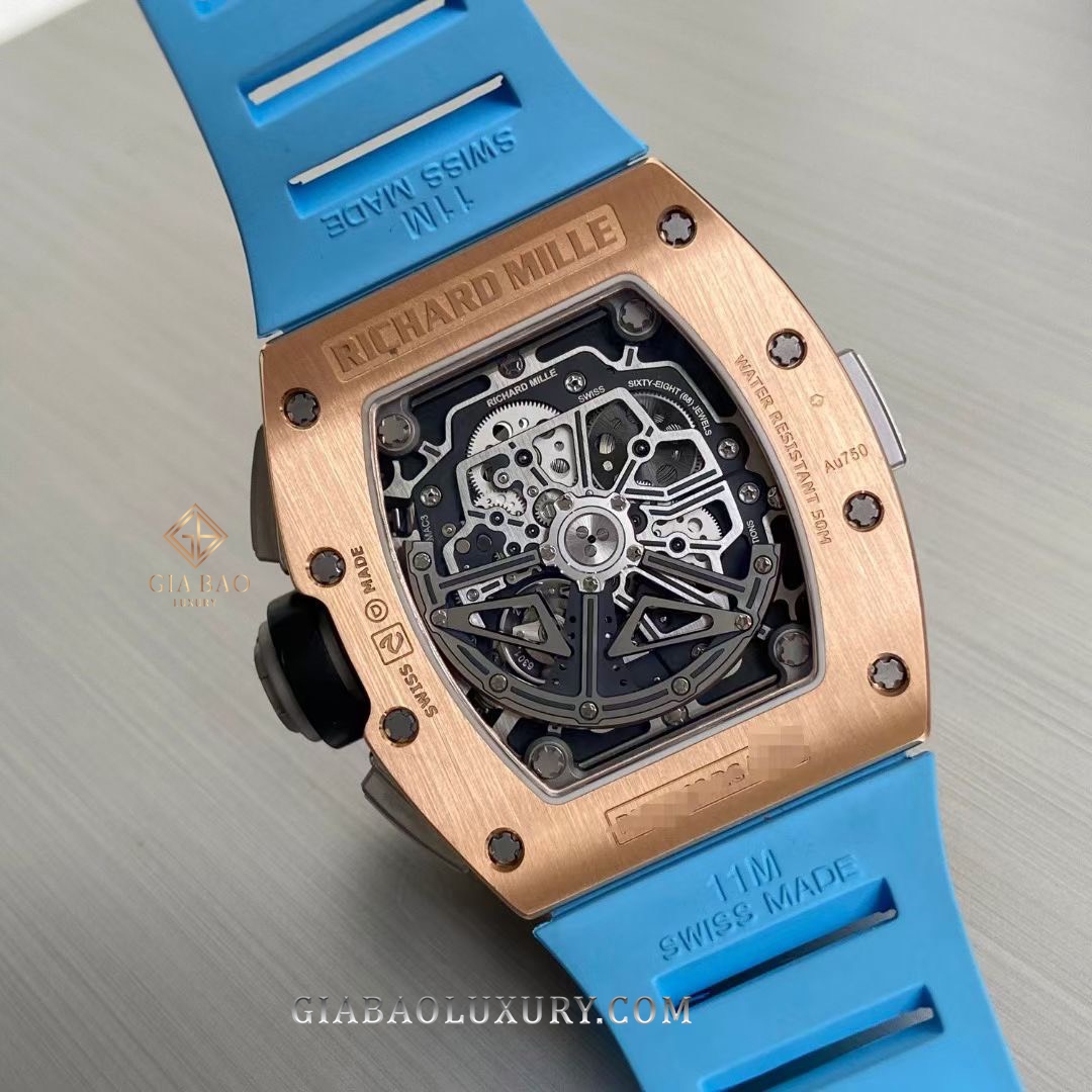 Đồng Hồ Richard Mille RM011-02 Vàng Hồng Và Titanium