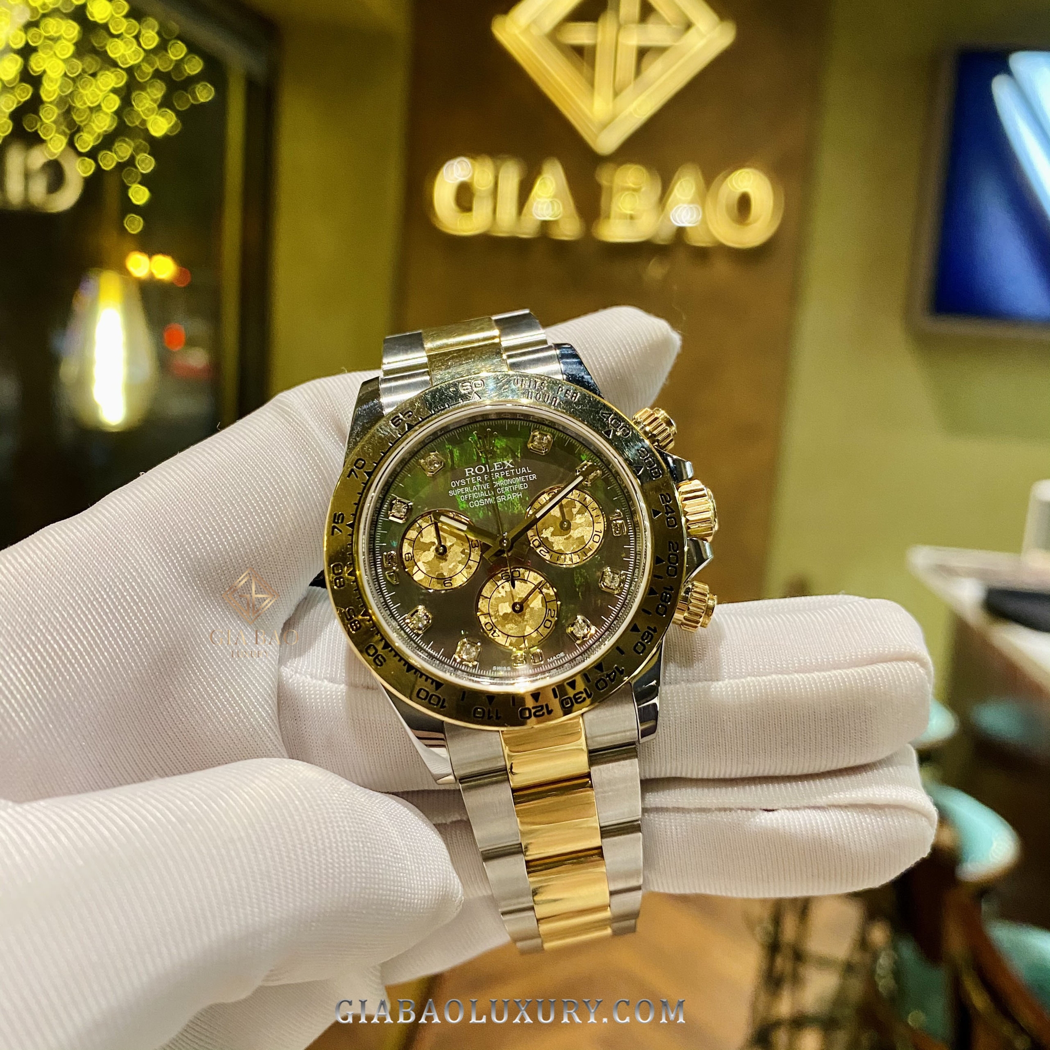 Đồng Hồ Rolex Cosmograph Daytona 116503 Mặt Số Xà Cừ Tím