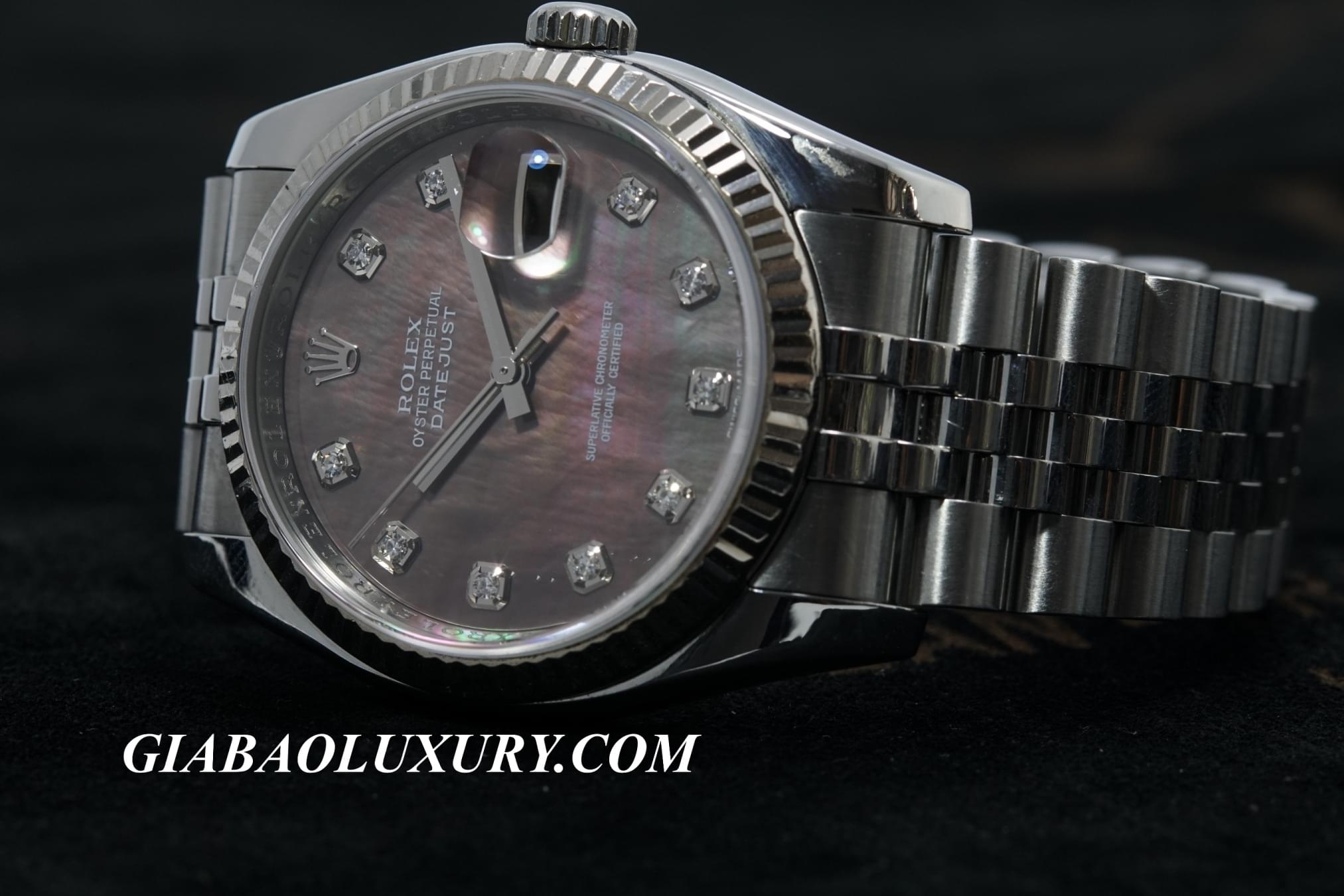 ĐỒNG HỒ ROLEX DATEJUST 116234 mặt ốc tím