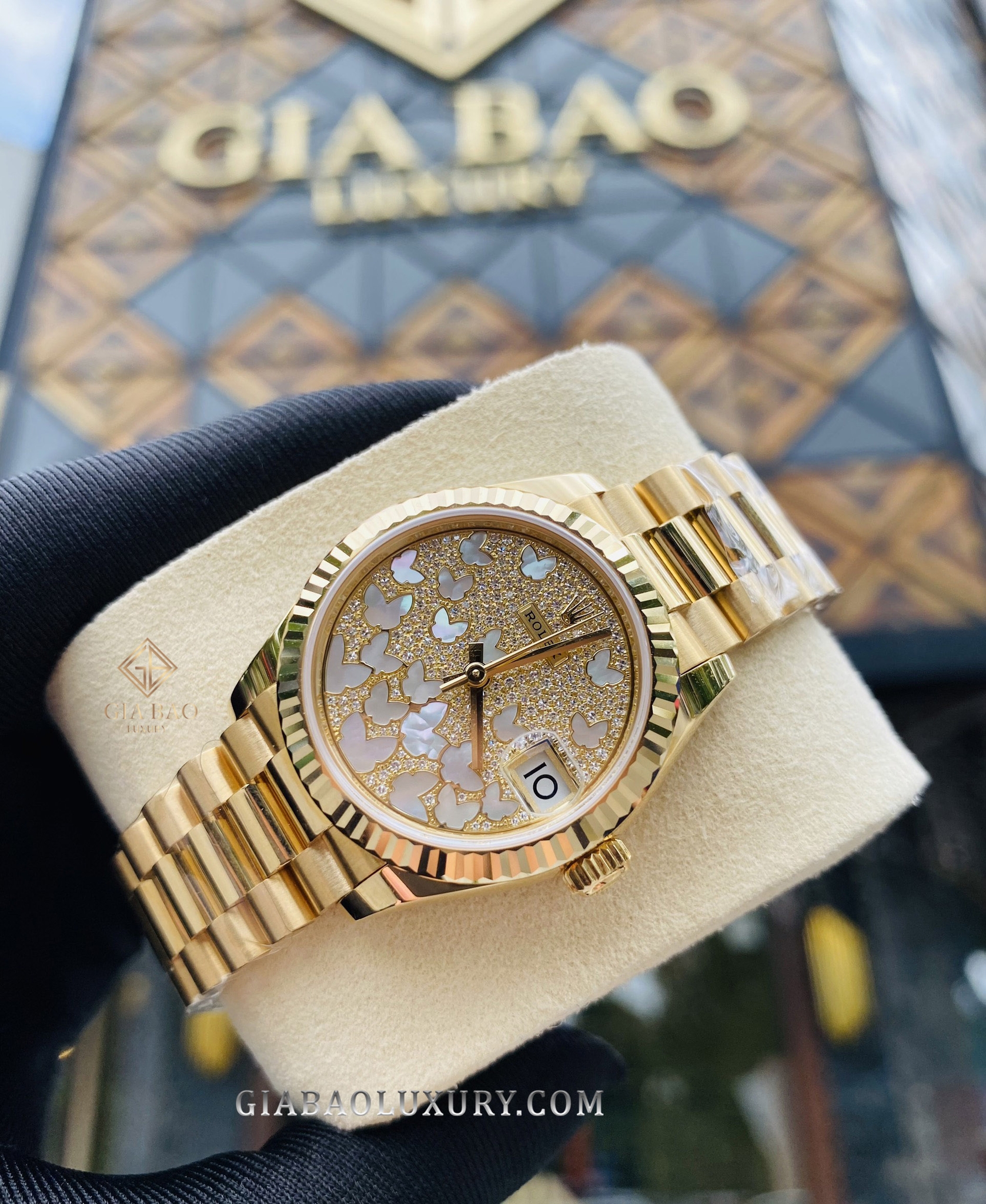 Đồng Hồ Rolex Datejust 278278 Mặt Số Butterfly