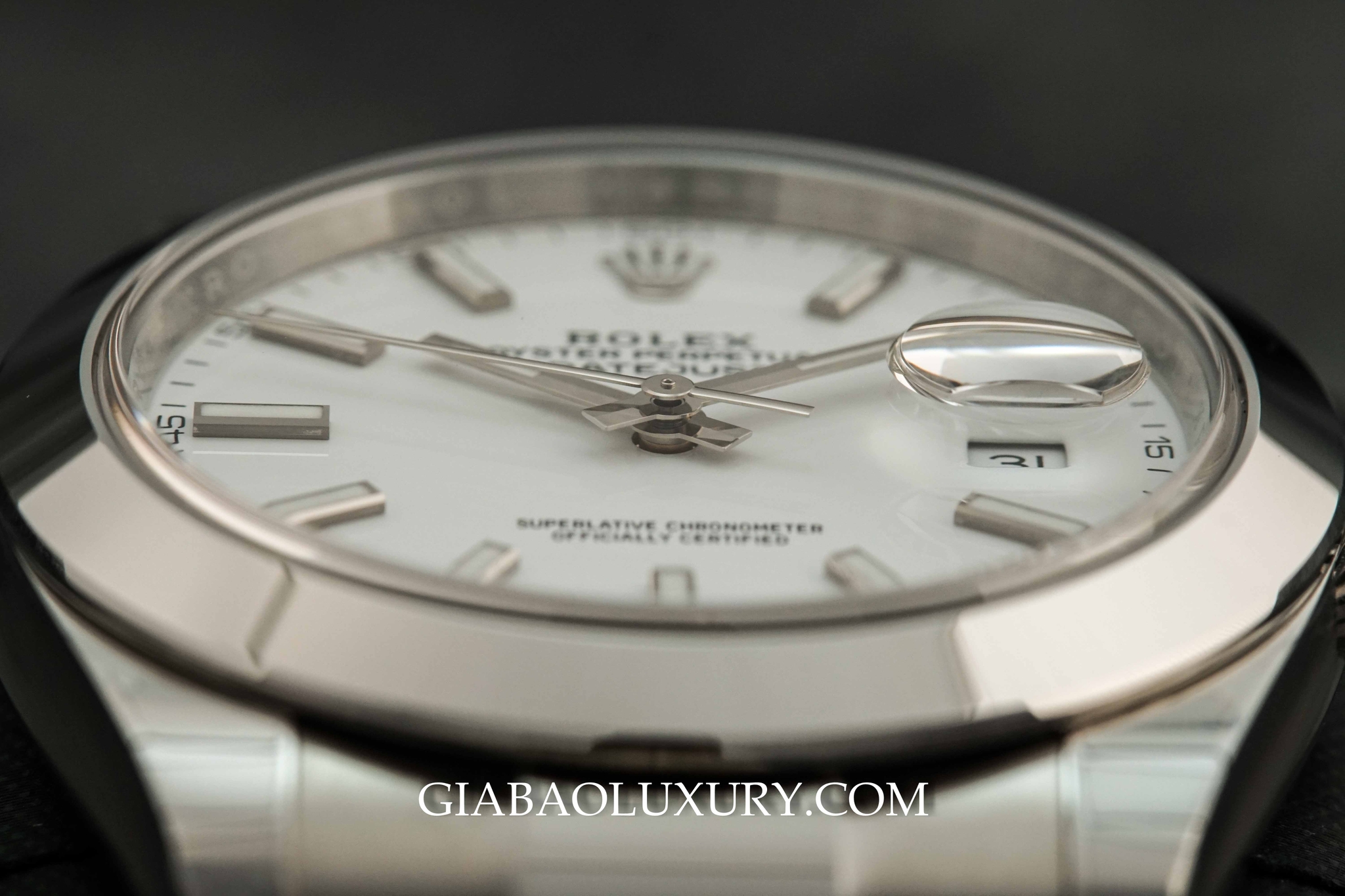 Đồng Hồ Rolex Datejust 126300 Mặt Trắng