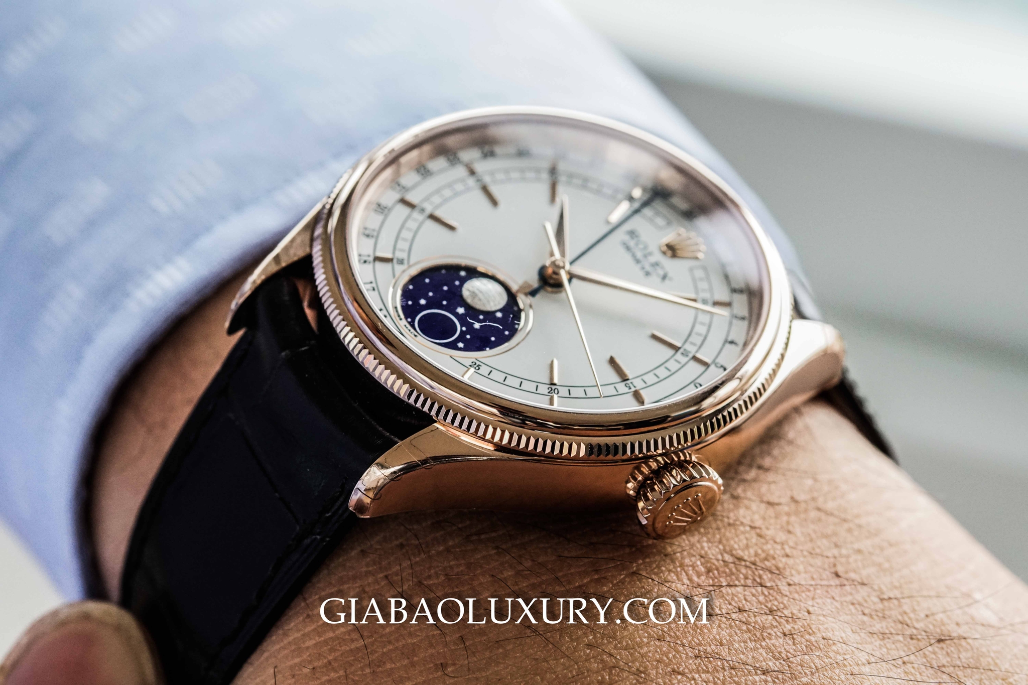 Đồng Hồ Rolex Cellini MoonPhase 50535
