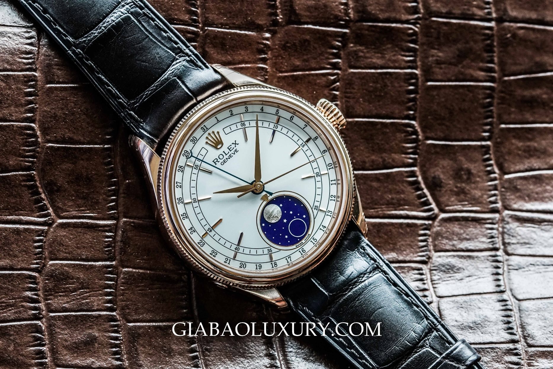 Đồng Hồ Rolex Cellini MoonPhase 50535