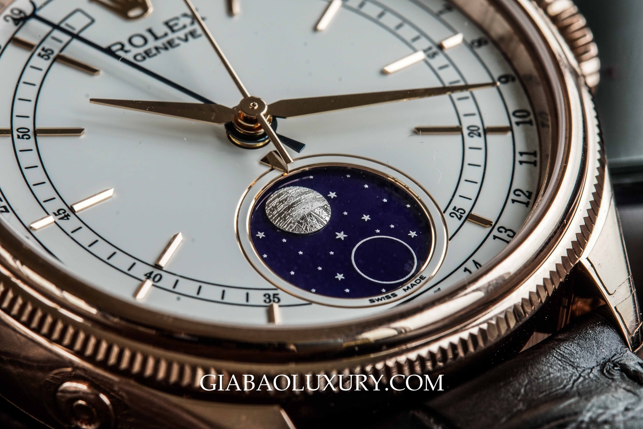 Đồng Hồ Rolex Cellini Moonphase 50535 Chính Hãng