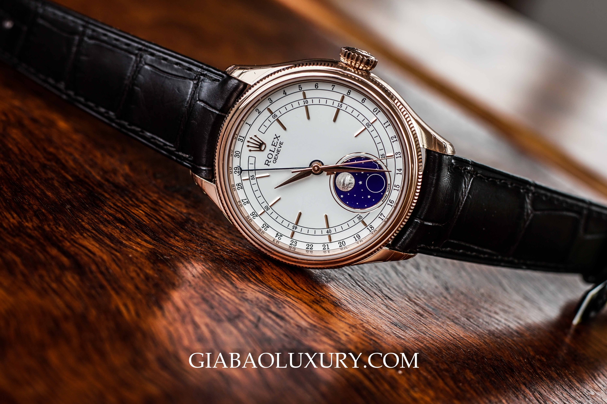 Đồng Hồ Rolex Cellini MoonPhase 50535