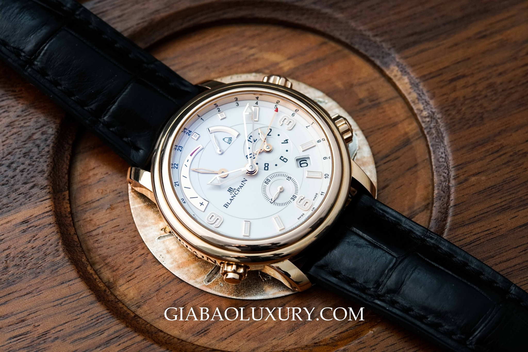 Đồng Hồ Blancpain Léman Réveil GMT