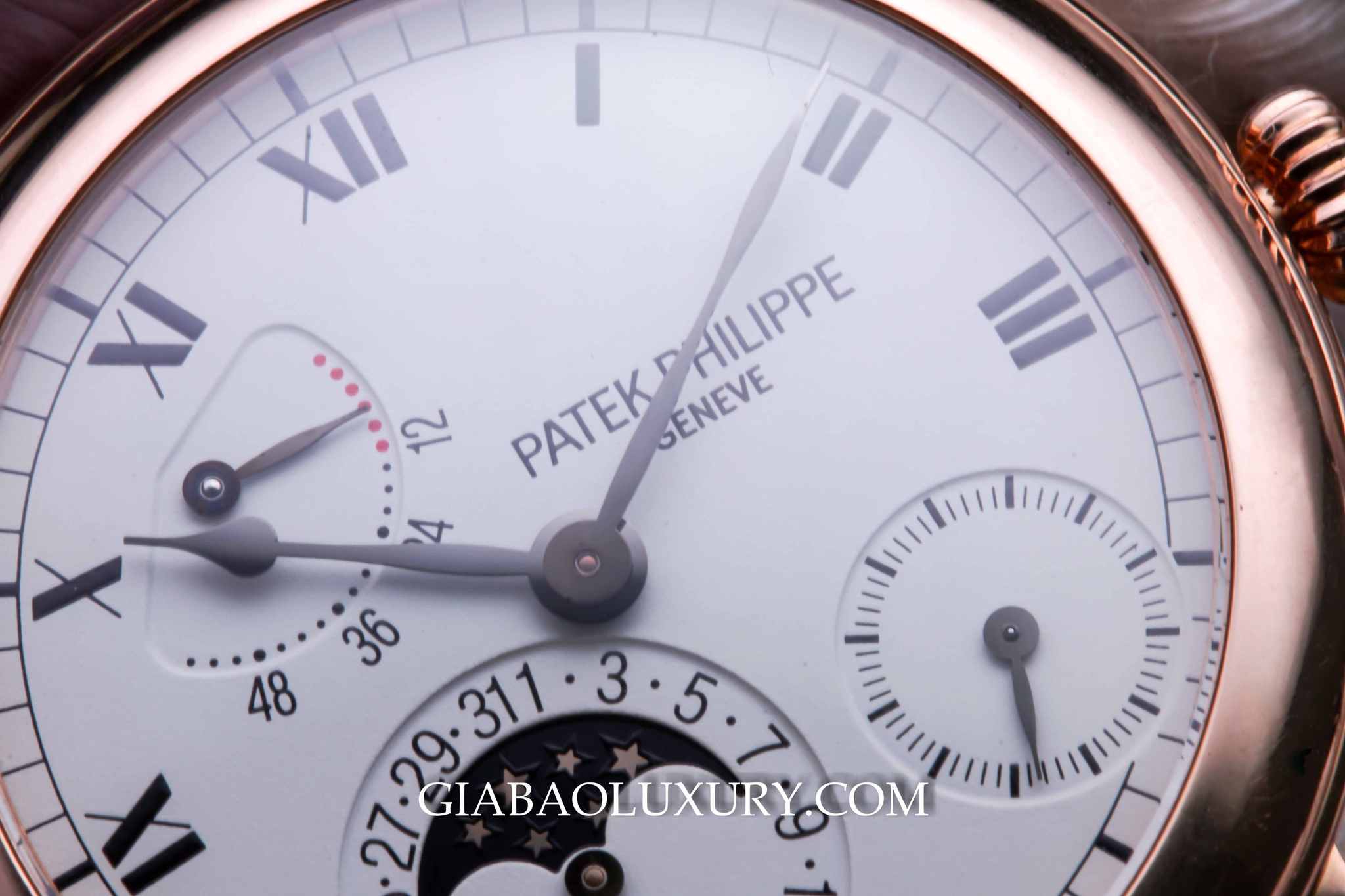 Đồng Hồ Patek Philippe Moon Phase Power Reserve Rose Gold 5054R