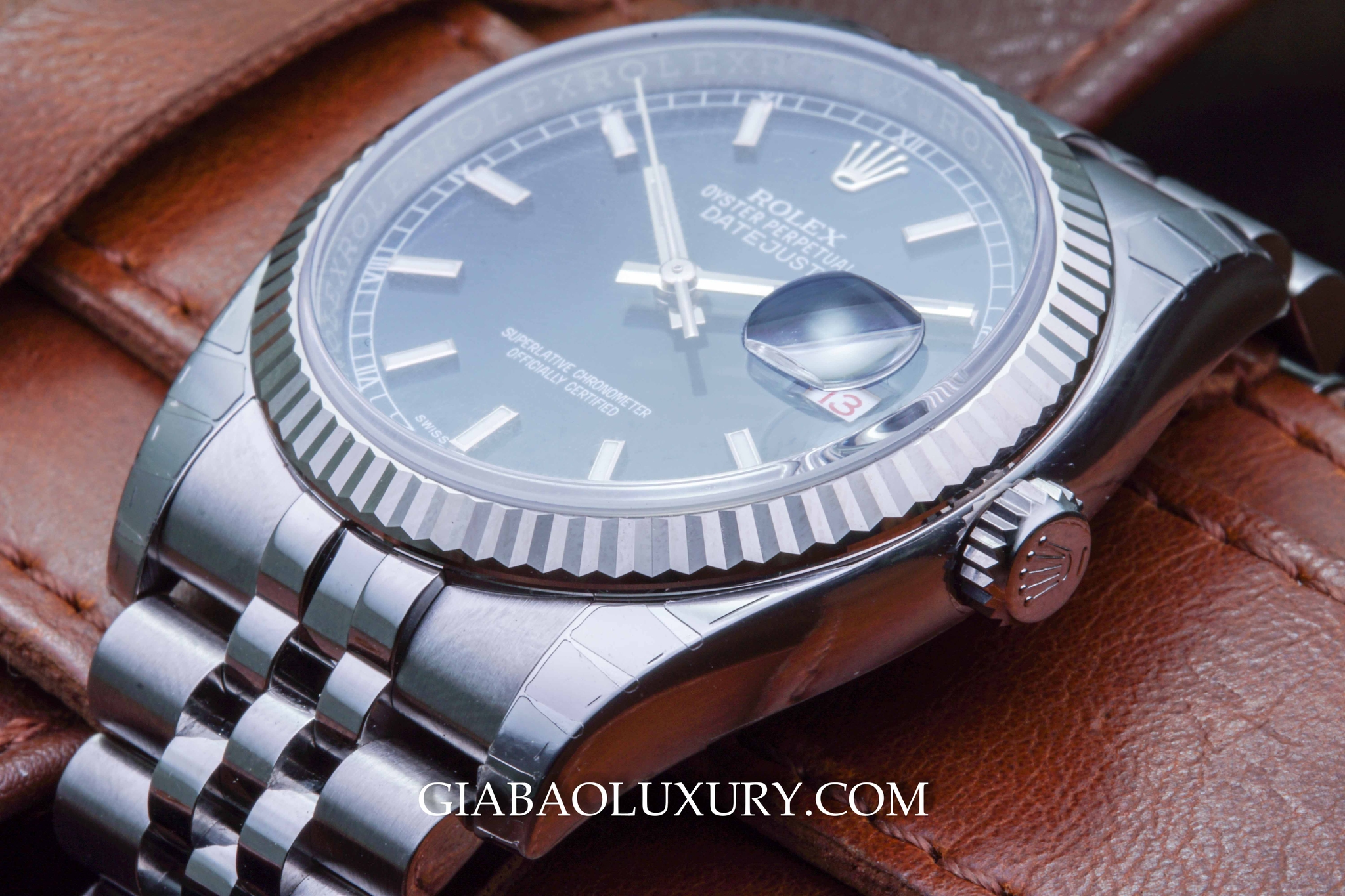 Đồng Hồ Rolex Datejust 116234 Mặt Xanh Navi