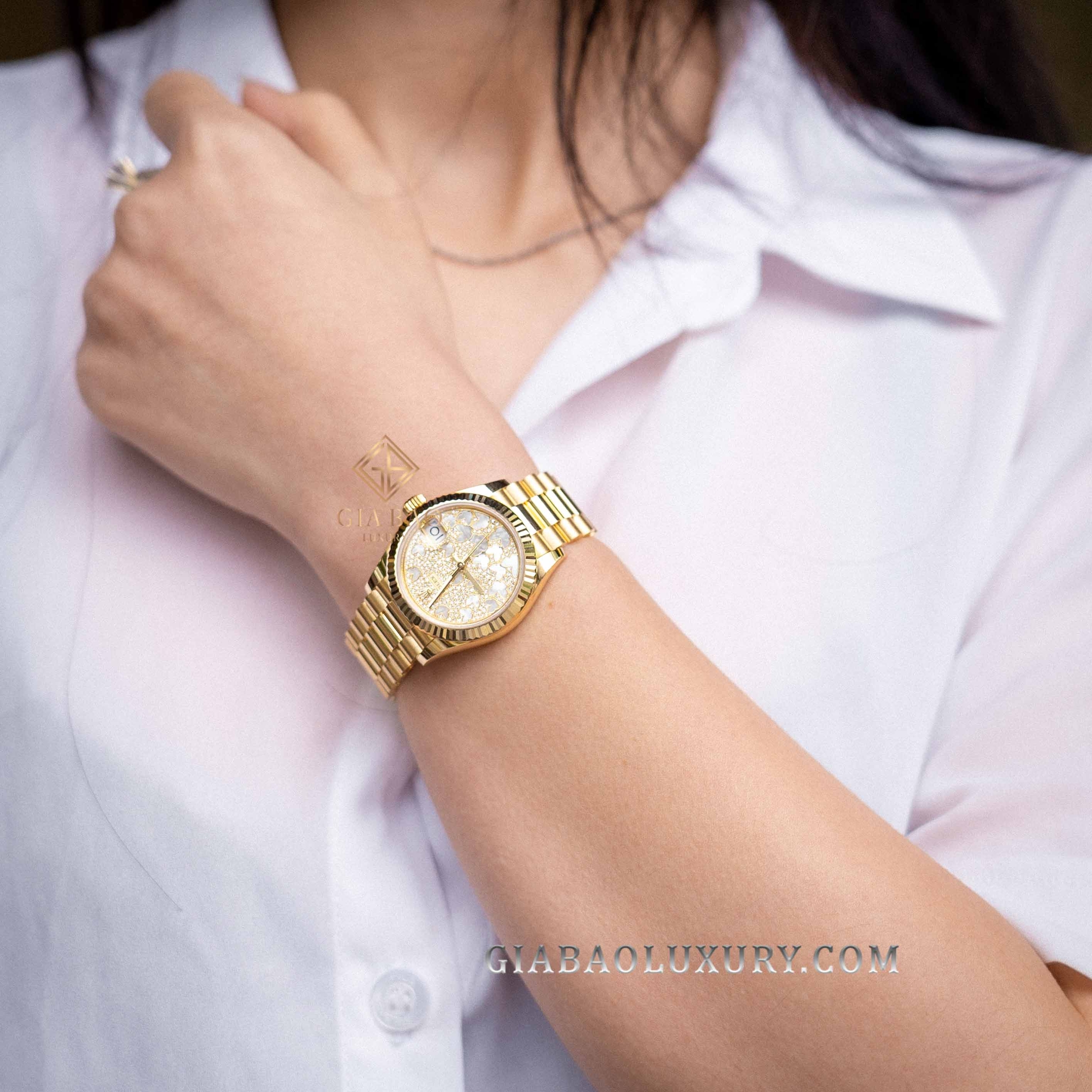 Đồng Hồ Rolex Datejust 278278 Mặt Số Butterfly