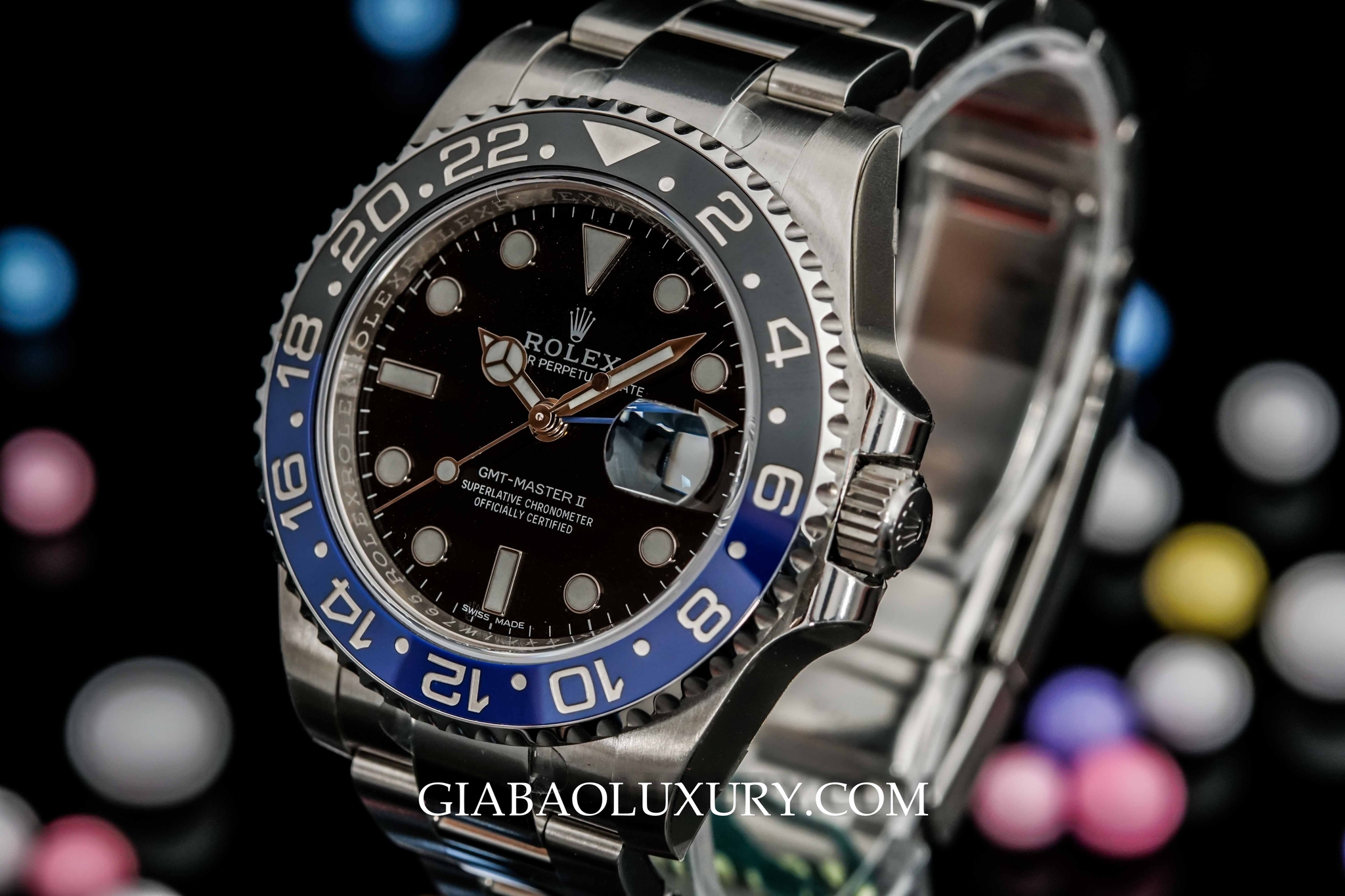 đồng hồ Rolex Batman GMT Master II 116710 BLNR