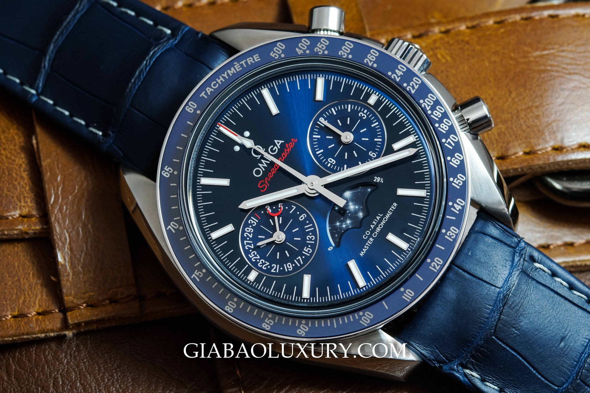 đồng hồ Omega Speedmaster Moonwatch Moonphase Chronograph