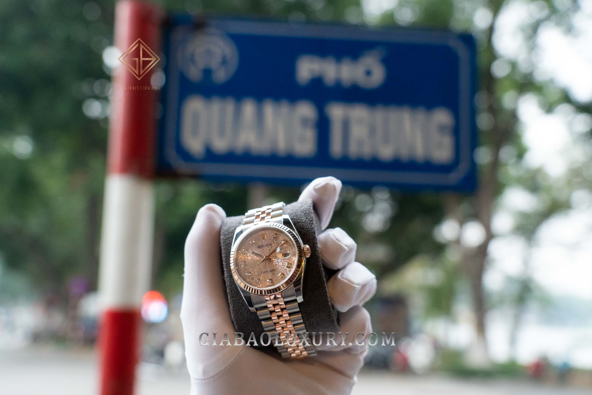 Đồng Hồ Rolex Datejust 36 116231 Mặt Số Vi Tính Hồng