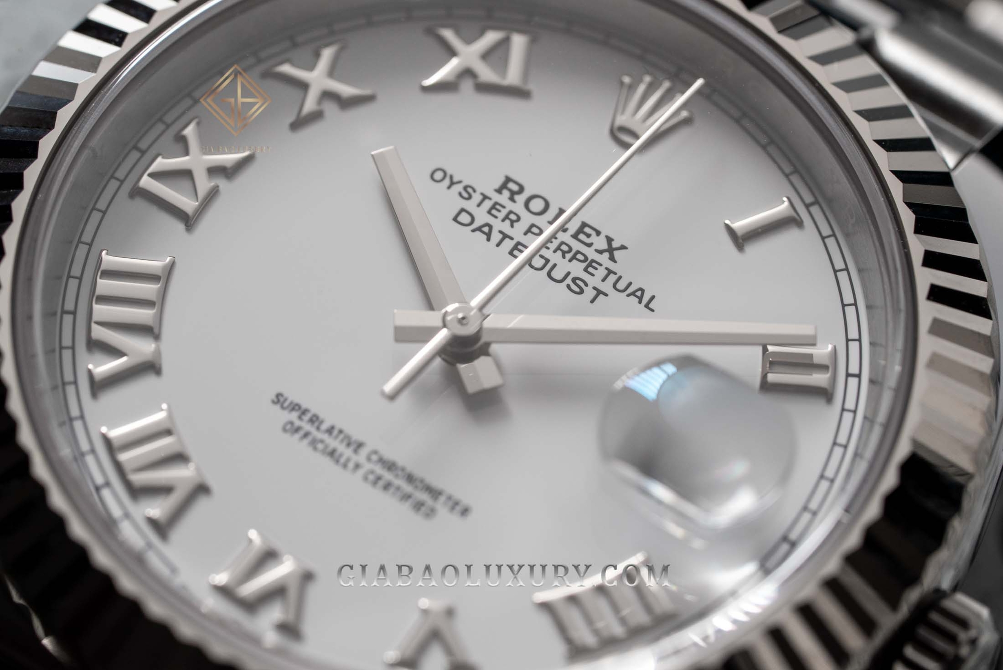 Đồng Hồ Rolex Datejust 41 126334 Mặt Số Trắng Cọc Số La Mã