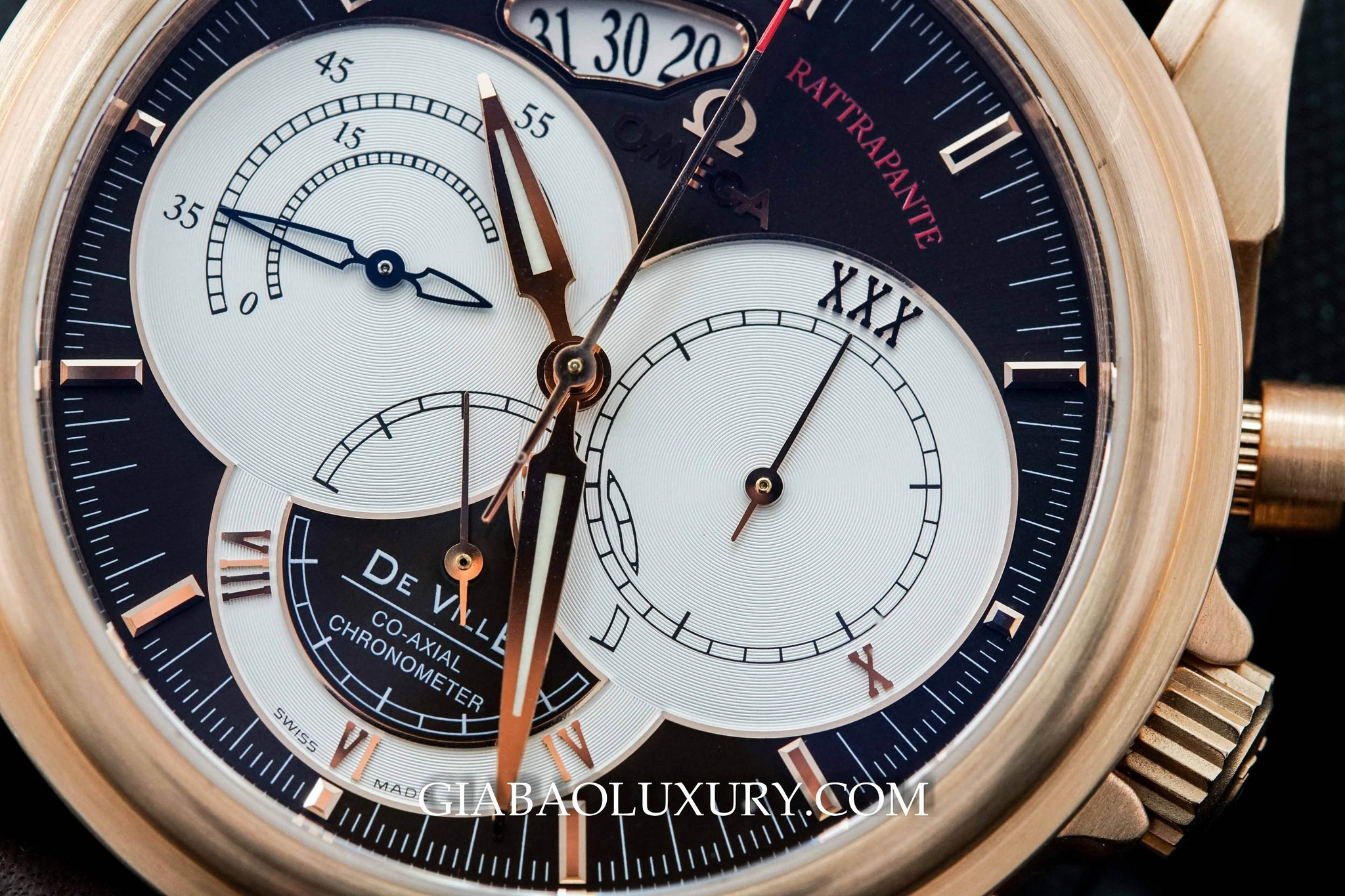 Đồng Hồ Omega Deville Co Axial Chronoscope Rattrapante Chronograph Chronometer