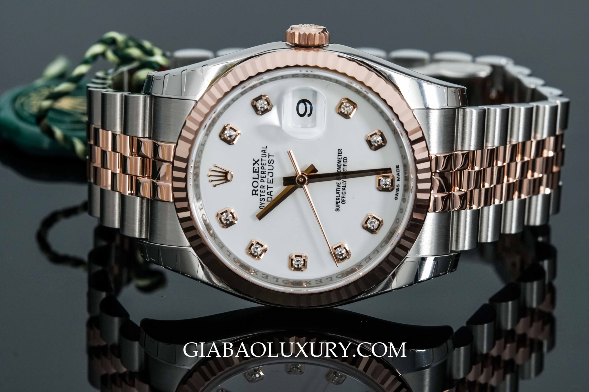 đồng hồ rolex datejust 116231 mặt trắng