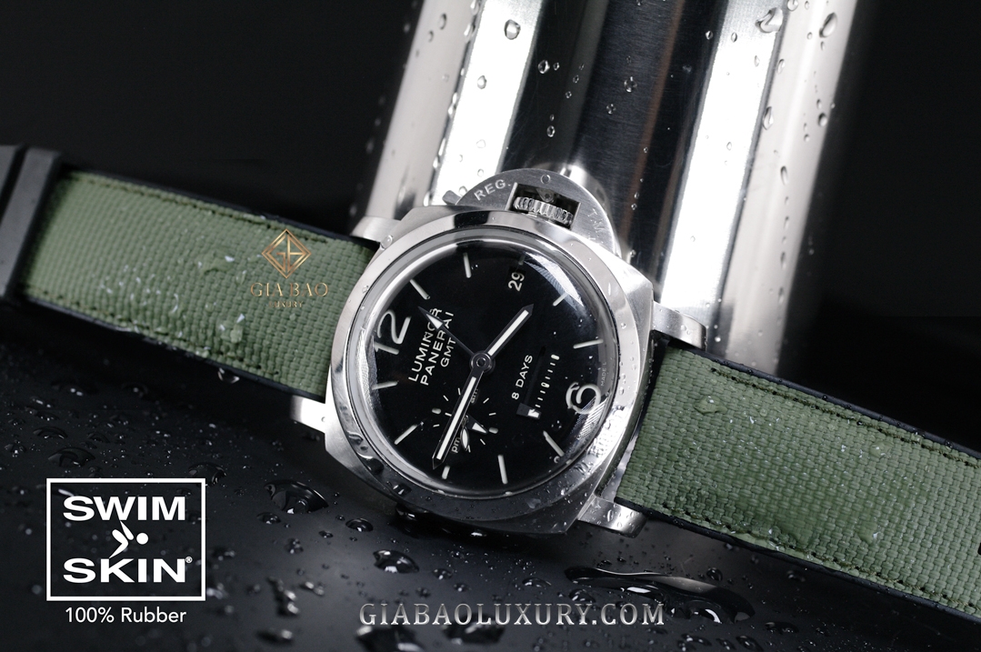 Dây cao su Rubber B dành cho đồng hồ Panerai Luminor Submersible 44mm - SwimSkin® Ballistic