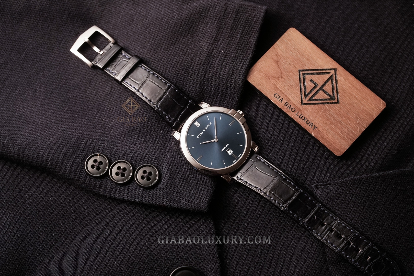 Đồng Hồ Harry Winston Midnight Blue MIDAHD42WW002