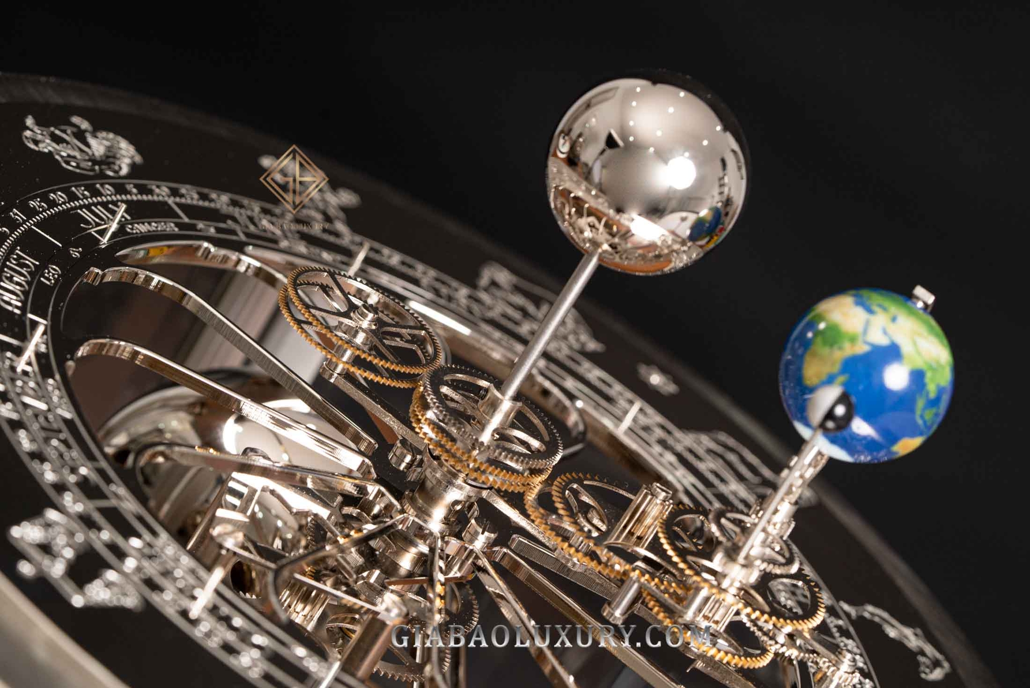 Đồng Hồ Để Bàn Hermle Tellurium II 22823740352 Clock