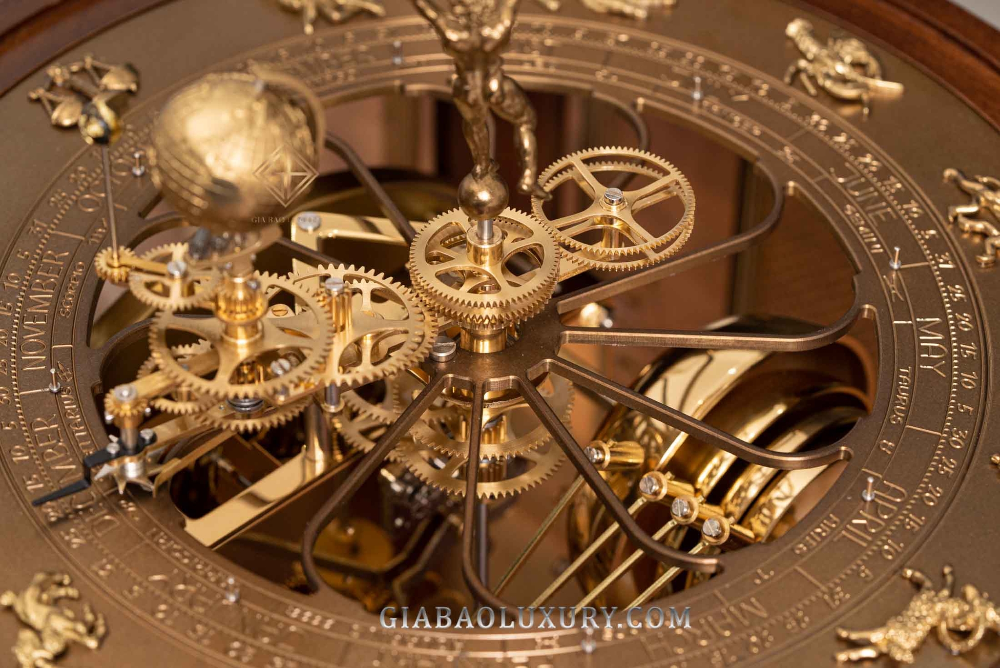 Đồng Hồ Để Bàn Hermle Tellurium III 22948Q10352 Clock